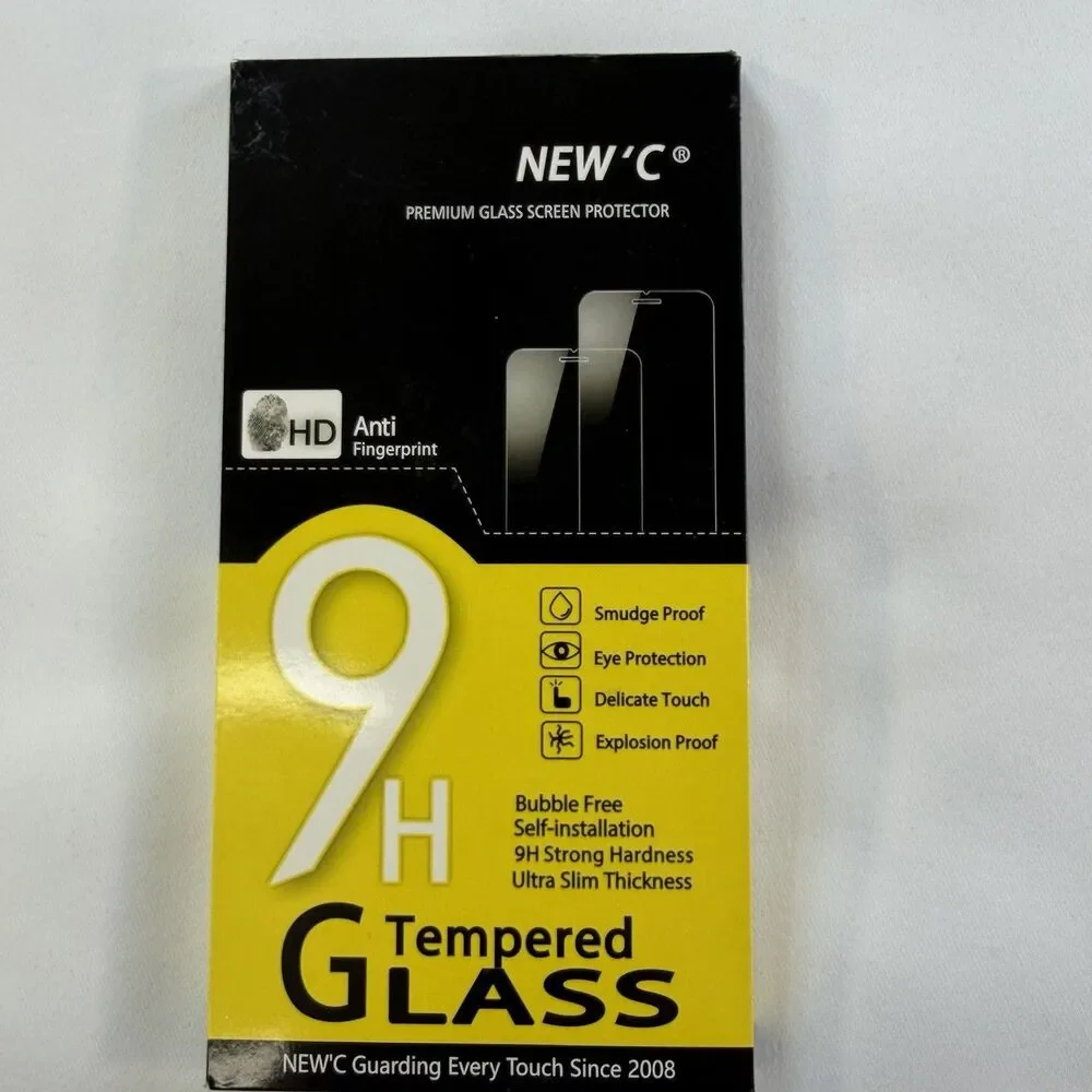 NEW'C 3 Pack Designed for Samsung Galaxy S22 5G, Screen Protector Tempered Glass